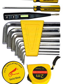 金馬工具JM-8017A 家用五金工具17件套，便捷實(shí)用的禮品型組合